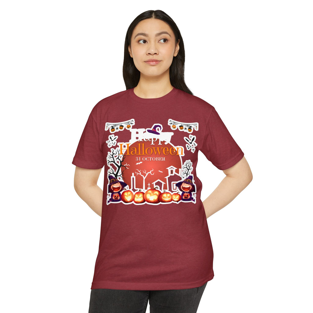 Halloween Pumpkin Haunted House T-Shirt