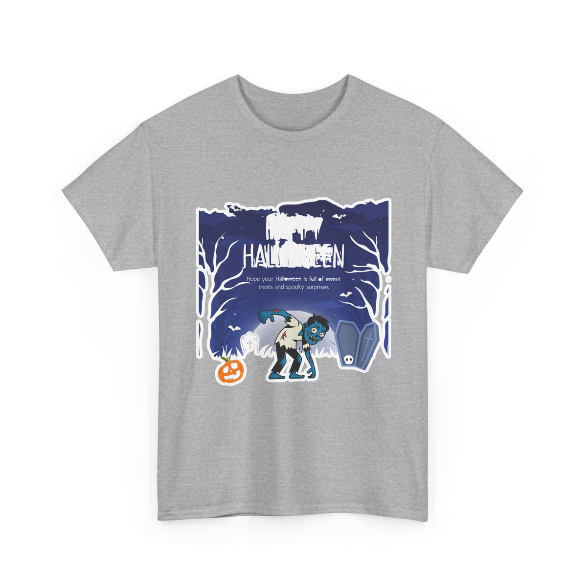 Happy Halloween Cute Witch T-Shirt — Halloween Graphic Tee for Kids & Adults