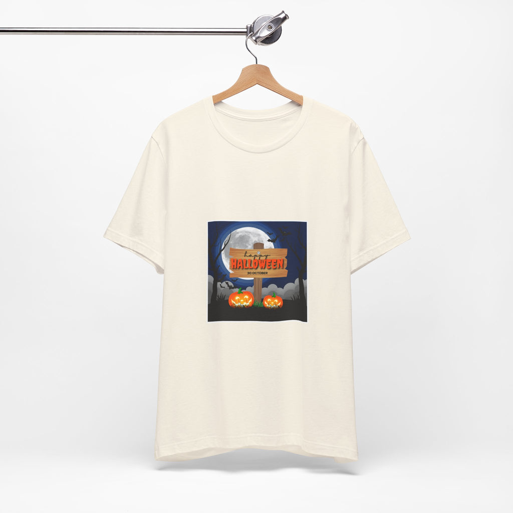 Halloween Pumpkin Sign T-Shirt — Happy Halloween Graphic Tee