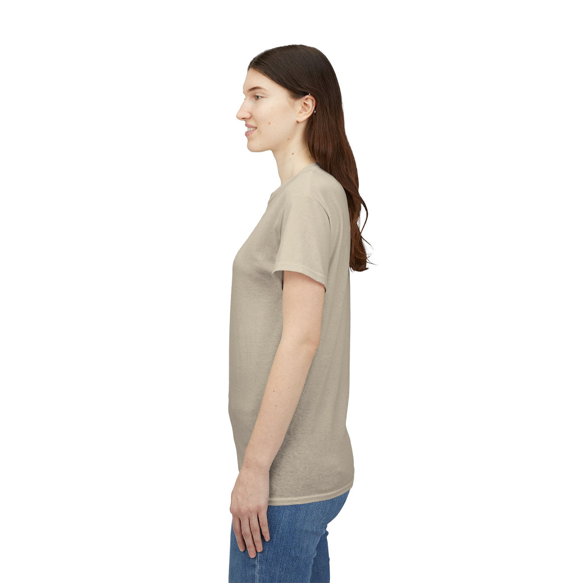 T-Shirt — I Live, I Study Graphic Tee (Minimalist Floral Collage)
