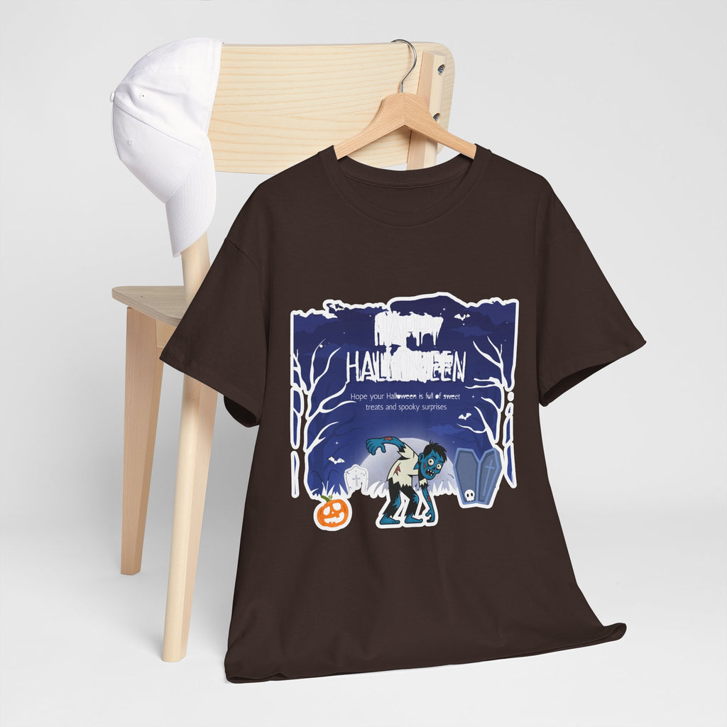 Happy Halloween Cute Witch T-Shirt — Halloween Graphic Tee for Kids & Adults