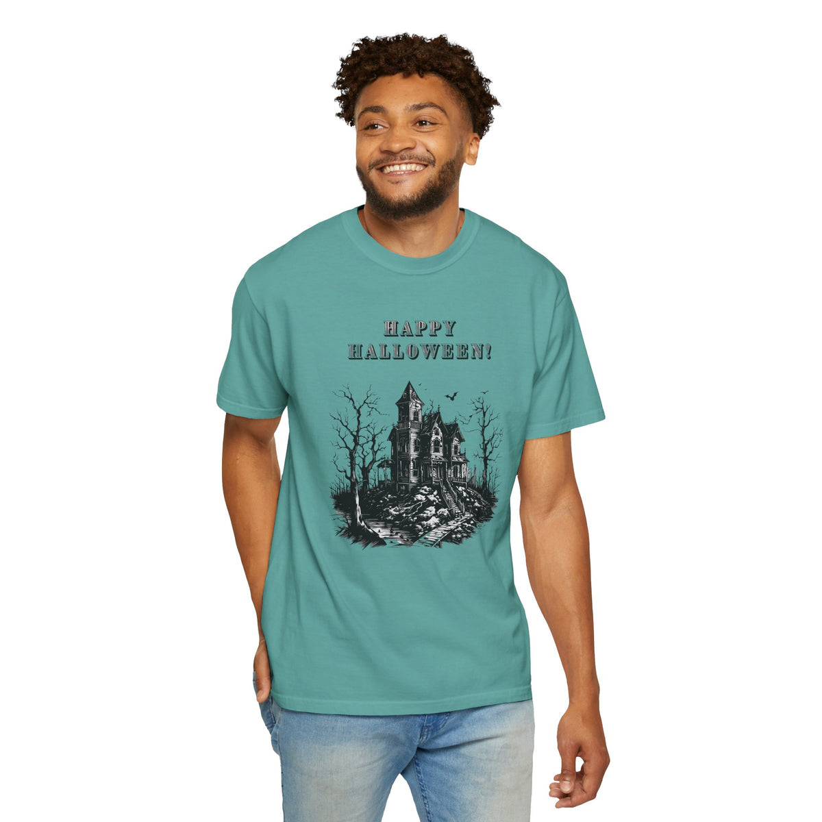 Happy Halloween Haunted House T-Shirt