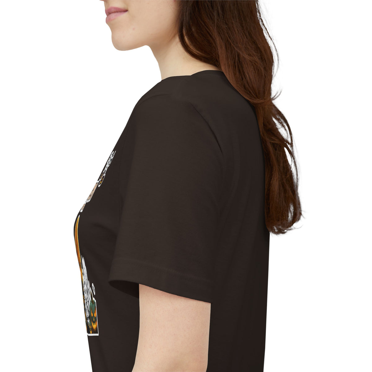 Halloween Haunted House T-Shirt — "Happy Halloween" Pumpkin Spooky Tee