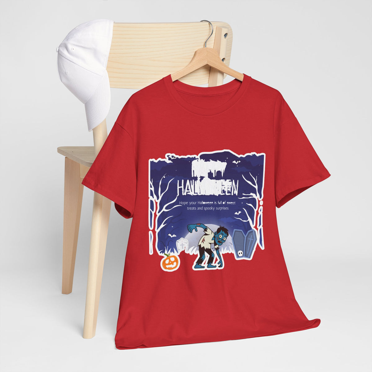 Happy Halloween Cute Witch T-Shirt — Halloween Graphic Tee for Kids & Adults