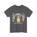 Halloween Raccoon Ghost Pumpkin T‑Shirt — Cute Spooky Costume Trio Tee