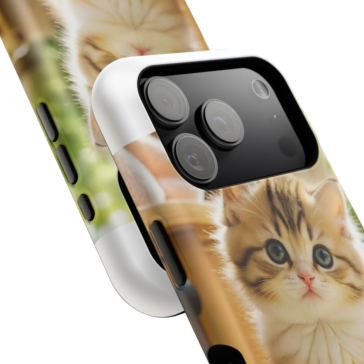 Cute Kitten Magnetic Impact-Resistant Phone Case