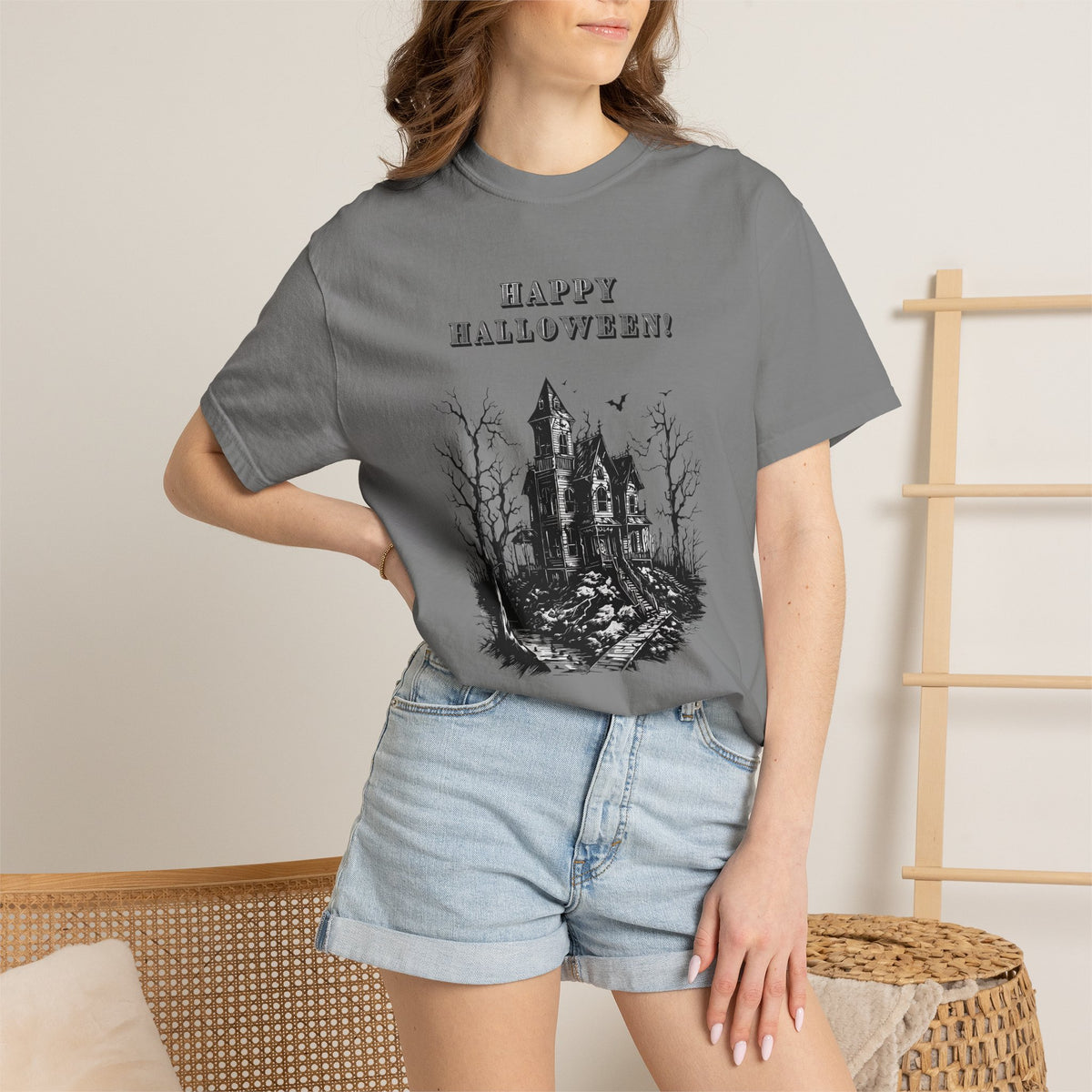 Happy Halloween Haunted House T-Shirt