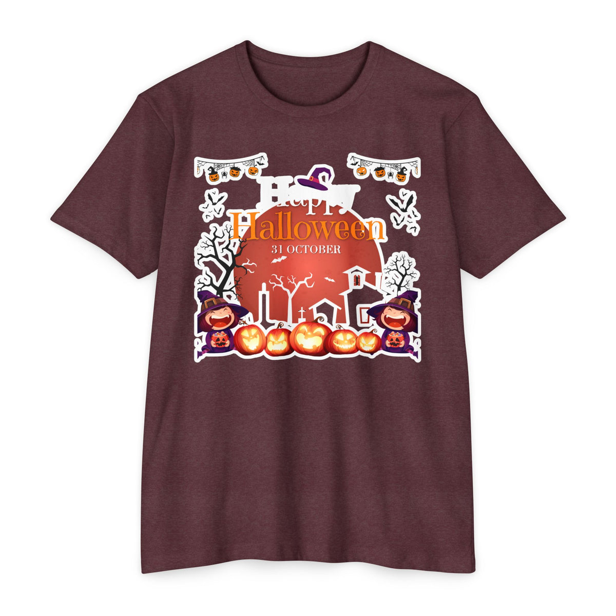 Halloween Pumpkin Haunted House T-Shirt