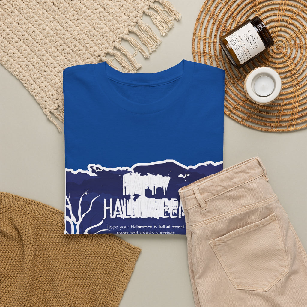 Happy Halloween Cute Witch T-Shirt — Halloween Graphic Tee for Kids & Adults