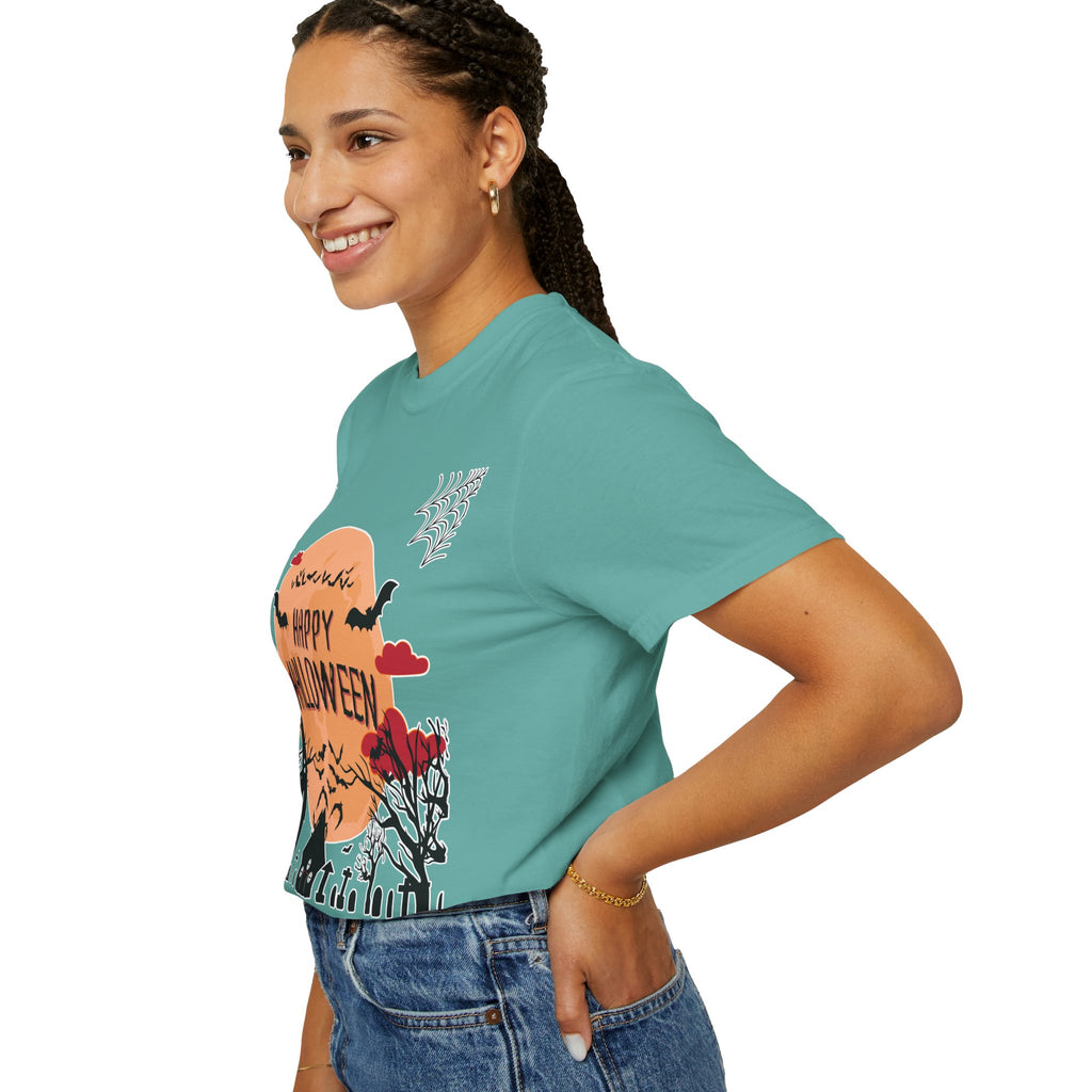 Happy Halloween Haunted Village T-Shirt