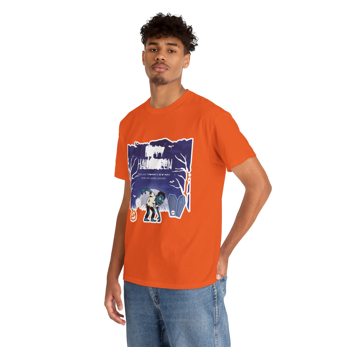 Happy Halloween Cute Witch T-Shirt — Halloween Graphic Tee for Kids & Adults