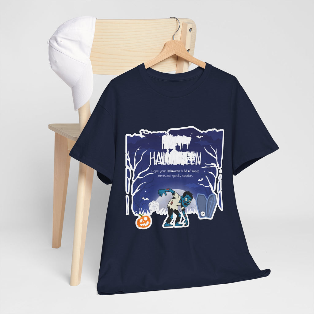Happy Halloween Cute Witch T-Shirt — Halloween Graphic Tee for Kids & Adults
