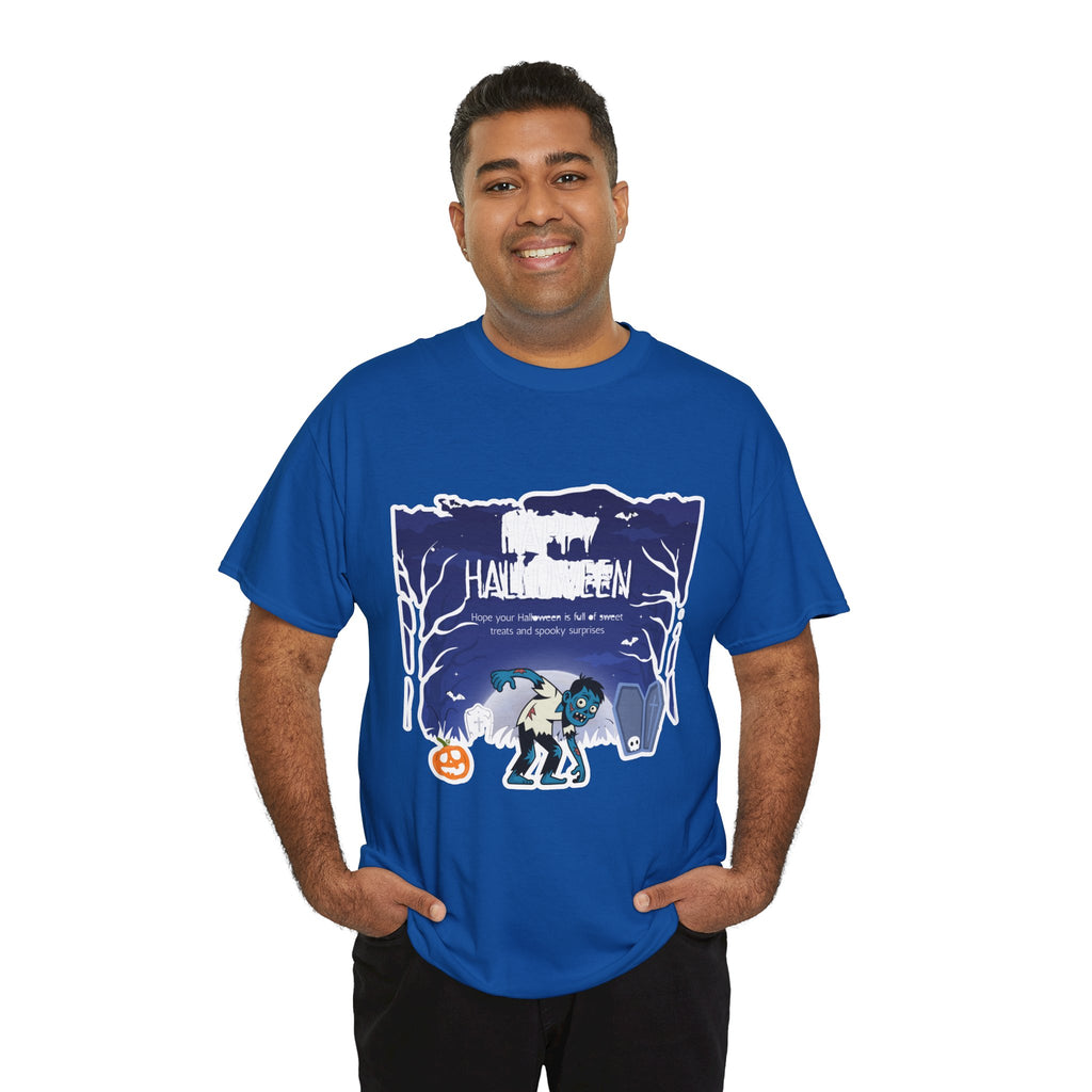 Happy Halloween Cute Witch T-Shirt — Halloween Graphic Tee for Kids & Adults