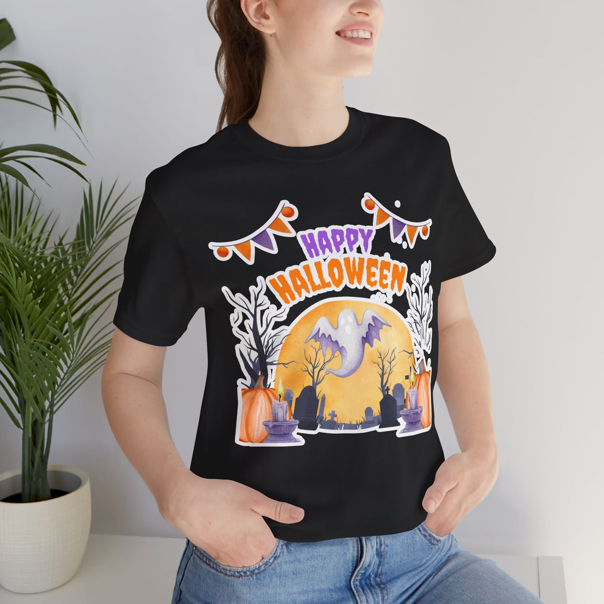 Happy Halloween Ghost T-Shirt