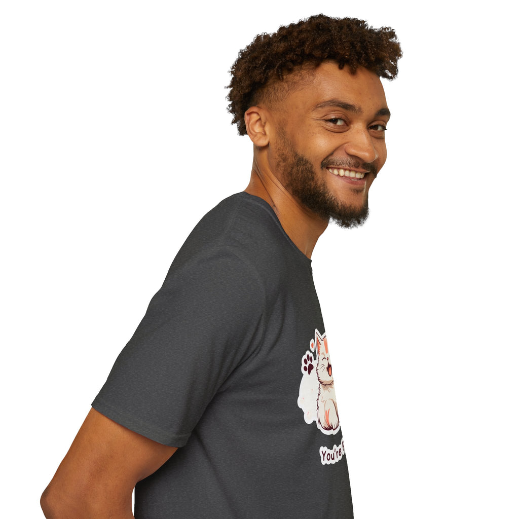 Cat T-Shirt — Cute 'You're Purr-fect' Kitten Graphic Tee