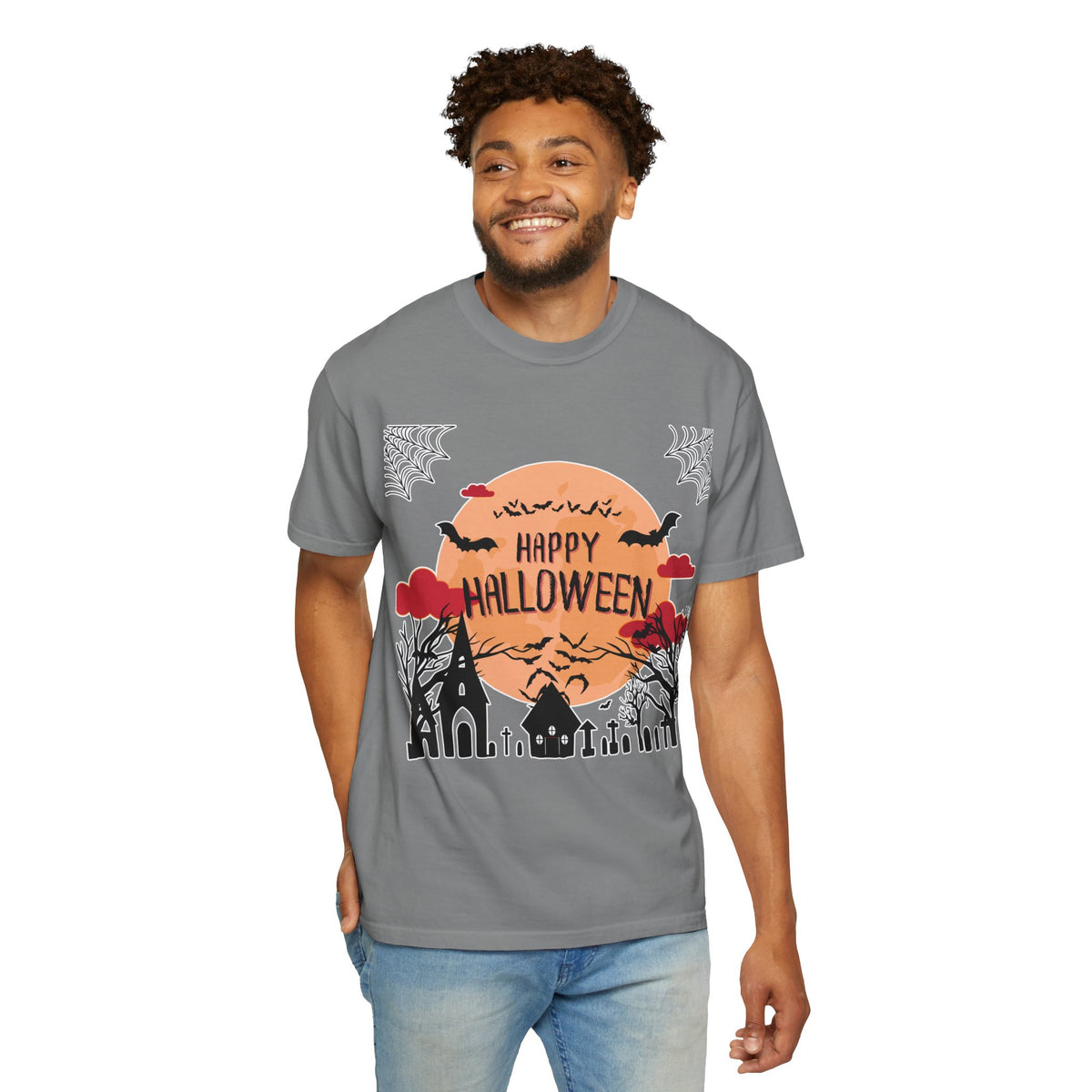 Happy Halloween Haunted Village T-Shirt