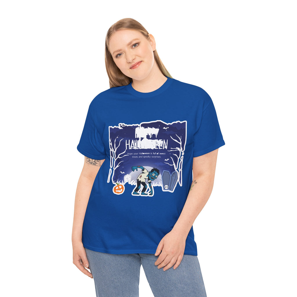 Happy Halloween Cute Witch T-Shirt — Halloween Graphic Tee for Kids & Adults