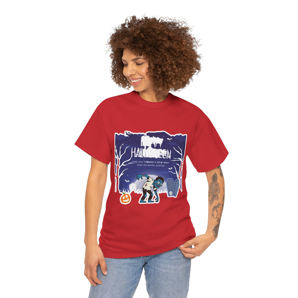 Happy Halloween Cute Witch T-Shirt — Halloween Graphic Tee for Kids & Adults