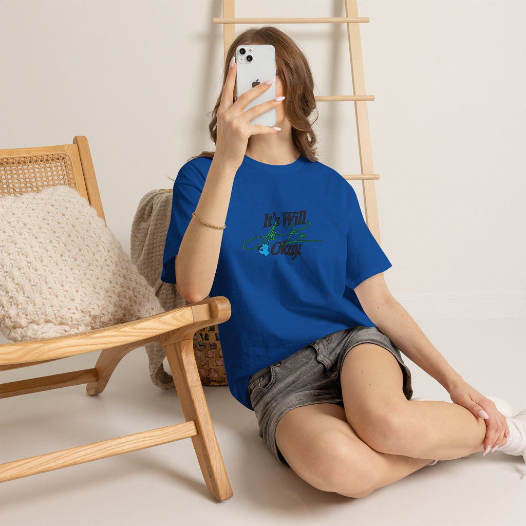 "It’s Will Be Okay" Comfort Tee — Inspirational Casual T-Shirt