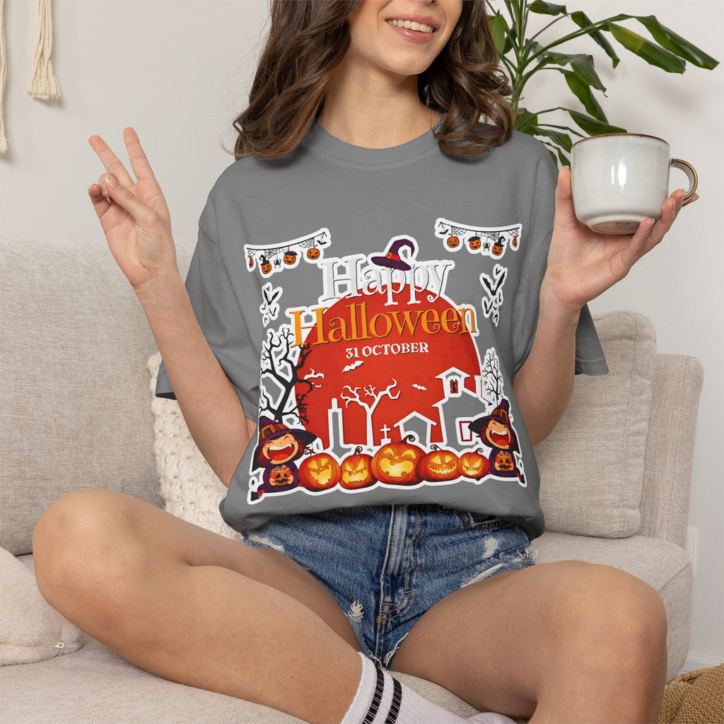 Happy Halloween Haunted House T-Shirt