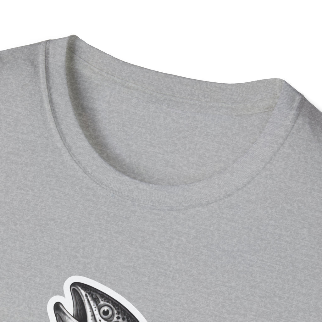 Salmon Gentleman T-Shirt — Dapper Fish Graphic Tee