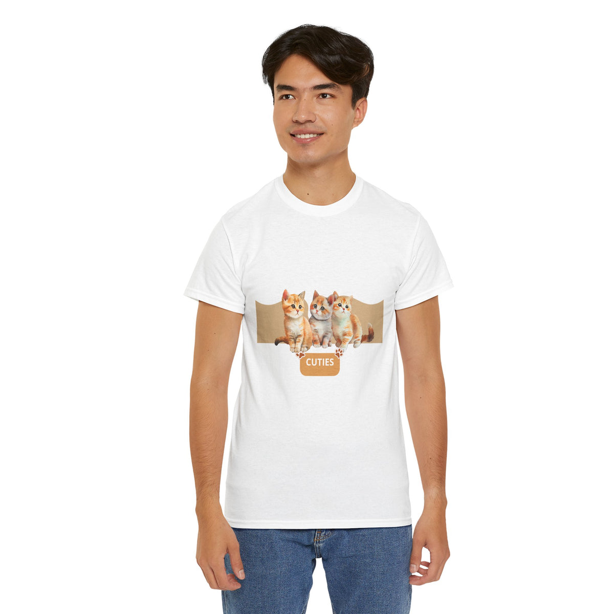 Cute Kittens "Cuties" T-Shirt - Adorable Cat Graphic Tee for Cat Lovers