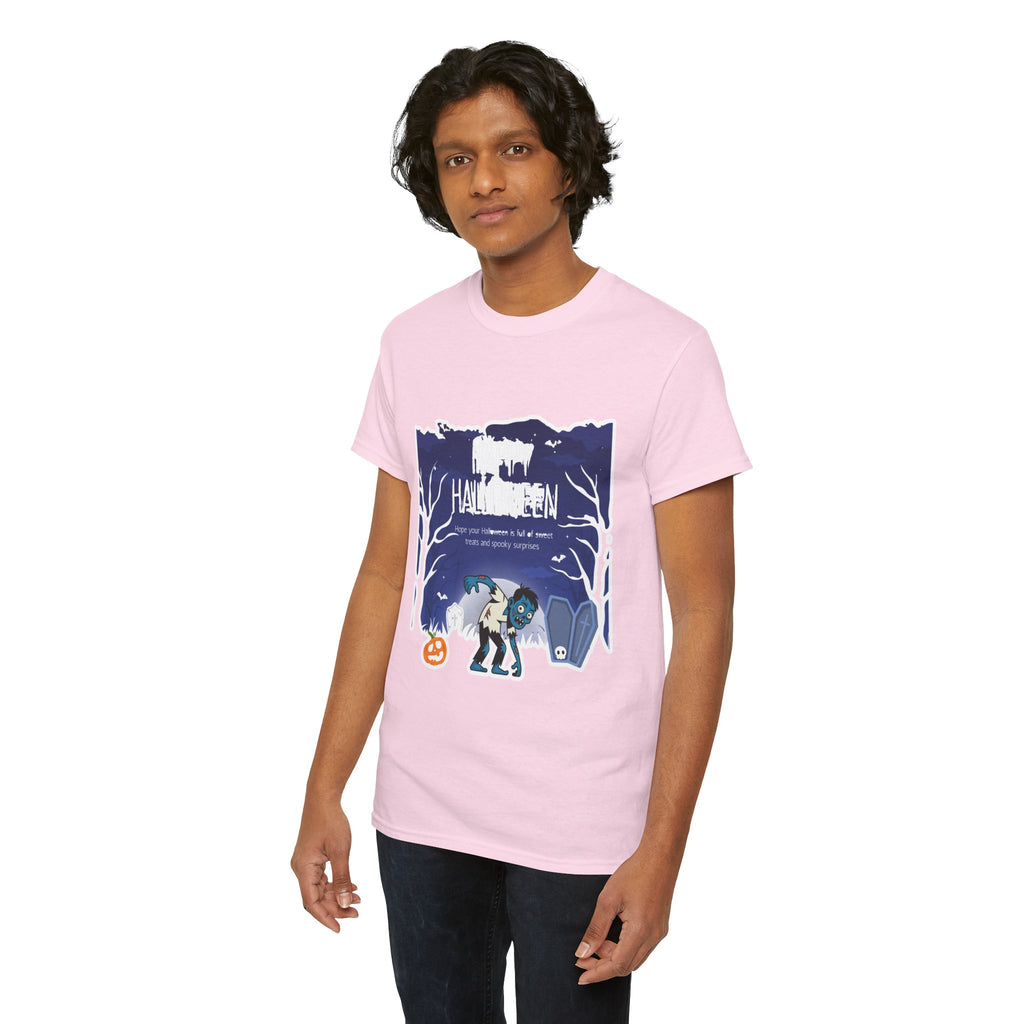 Happy Halloween Cute Witch T-Shirt — Halloween Graphic Tee for Kids & Adults