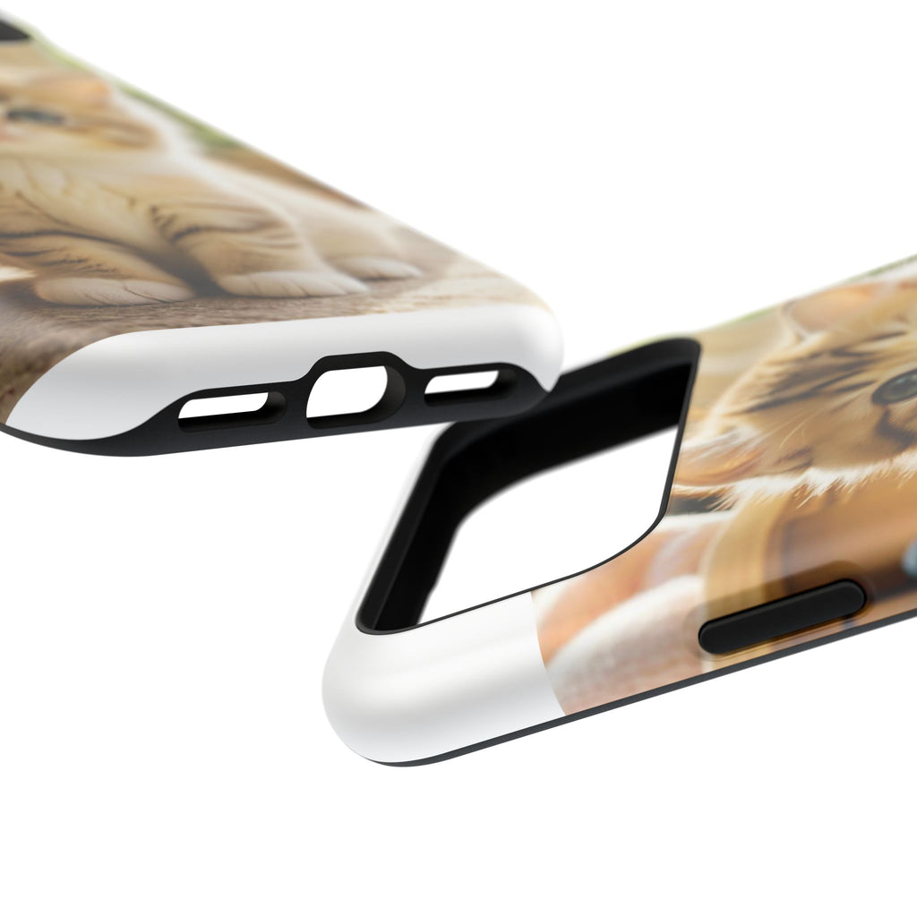 Cute Kitten Magnetic Impact-Resistant Phone Case
