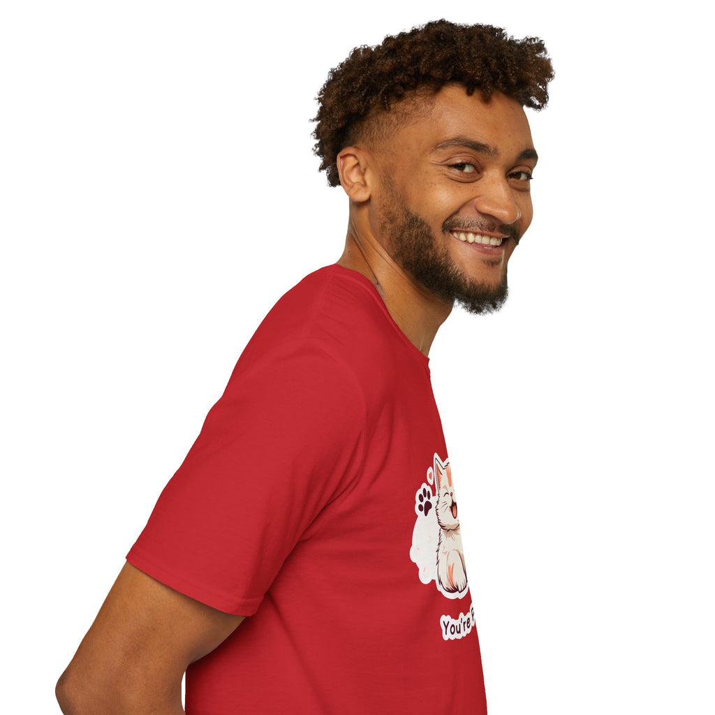 Cat T-Shirt — Cute 'You're Purr-fect' Kitten Graphic Tee