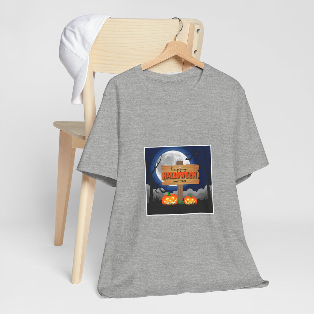 Halloween Pumpkin Sign T-Shirt — Happy Halloween Graphic Tee