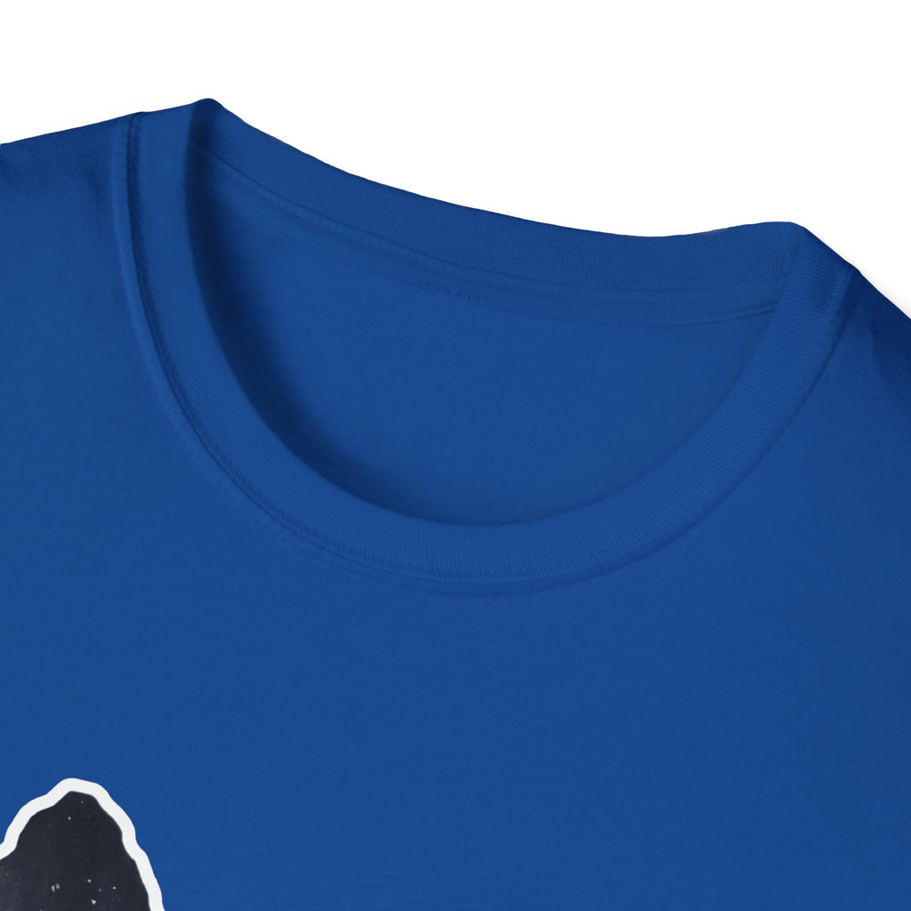 Galaxy Black Cat T-Shirt — Cosmic Cat Portrait Tee
