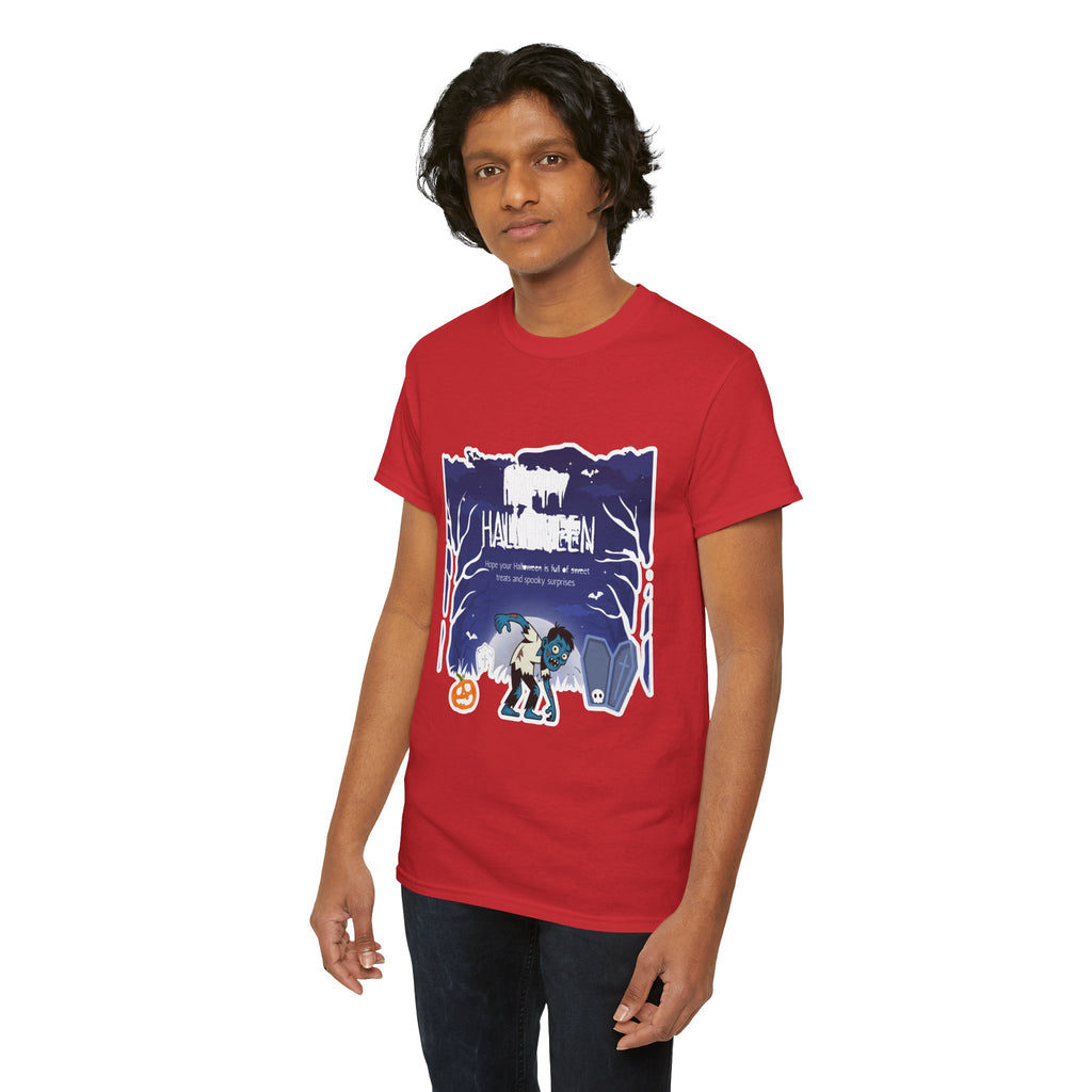 Happy Halloween Cute Witch T-Shirt — Halloween Graphic Tee for Kids & Adults