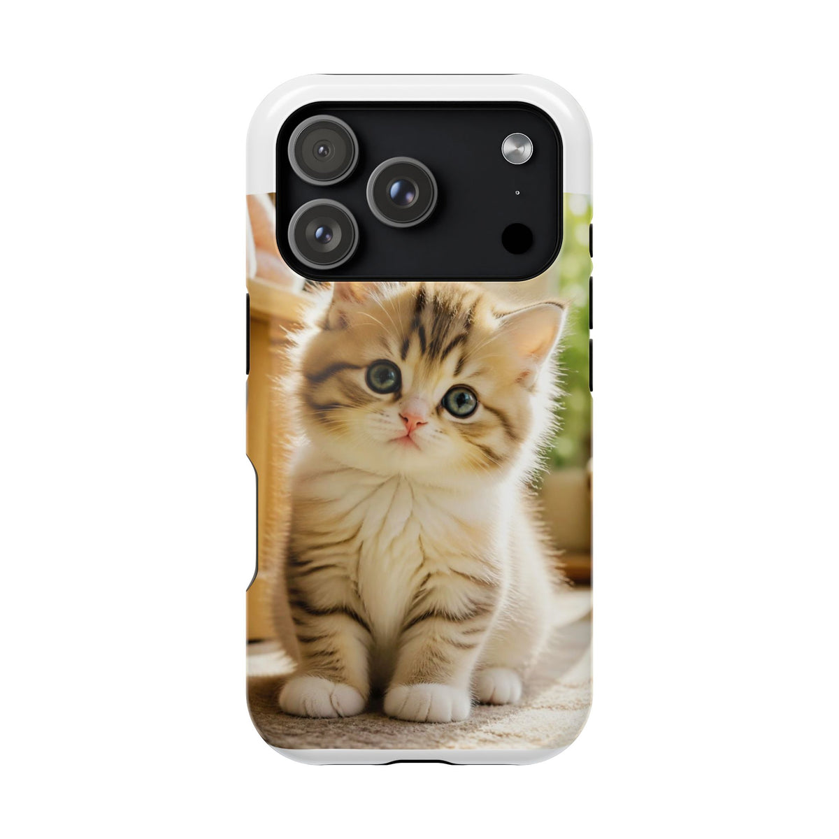 Cute Kitten Magnetic Impact-Resistant Phone Case