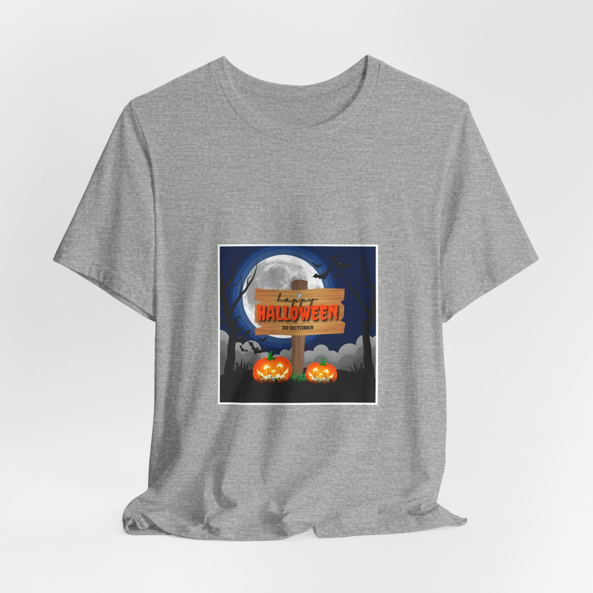 Halloween Pumpkin Sign T-Shirt — Happy Halloween Graphic Tee