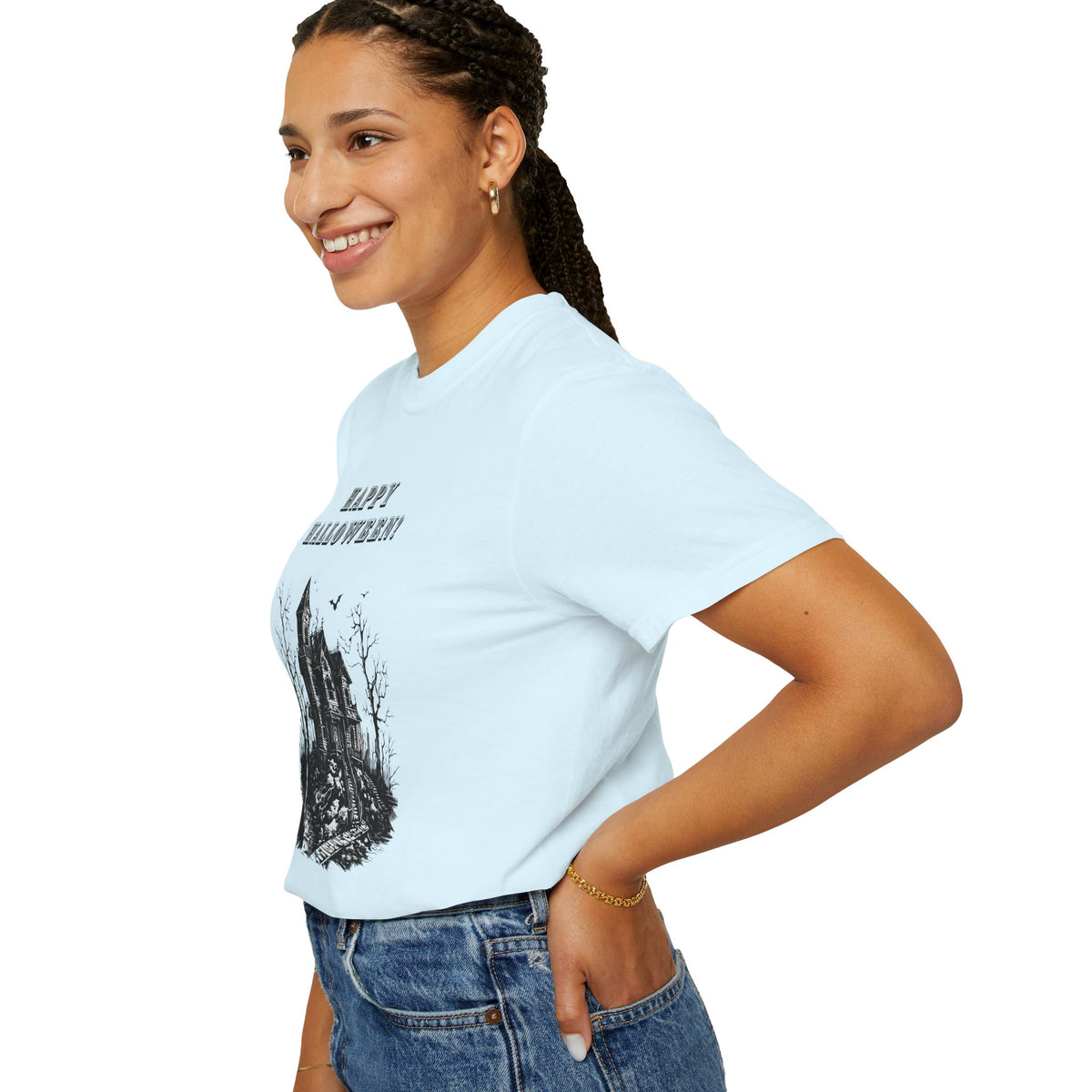 Happy Halloween Haunted House T-Shirt