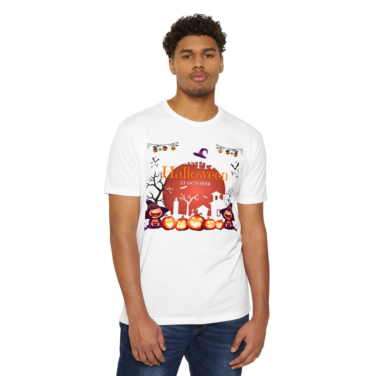 Halloween Pumpkin Haunted House T-Shirt