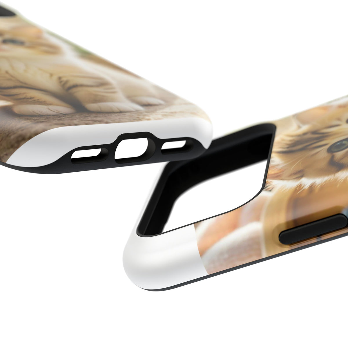 Cute Kitten Magnetic Impact-Resistant Phone Case
