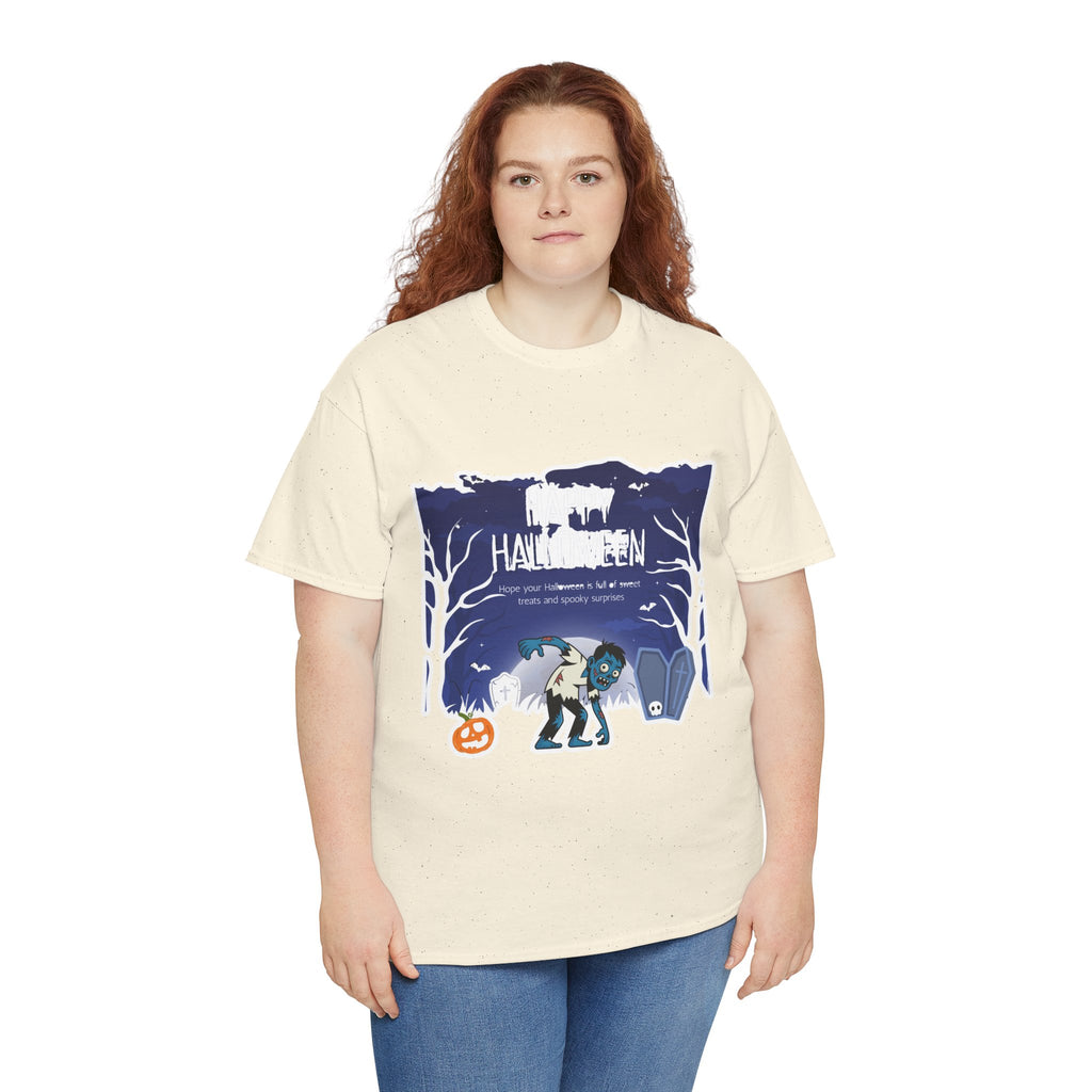 Happy Halloween Cute Witch T-Shirt — Halloween Graphic Tee for Kids & Adults