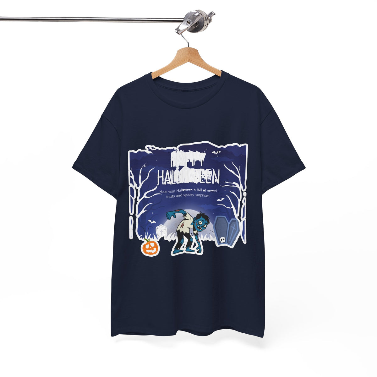 Happy Halloween Cute Witch T-Shirt — Halloween Graphic Tee for Kids & Adults