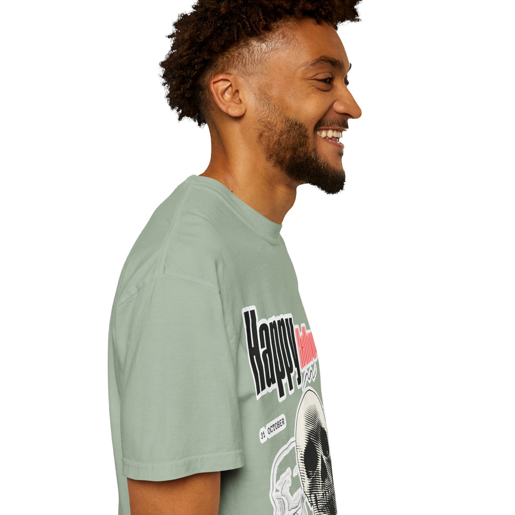 Happy Halloween Skull T-Shirt — Graphic Halloween Tee