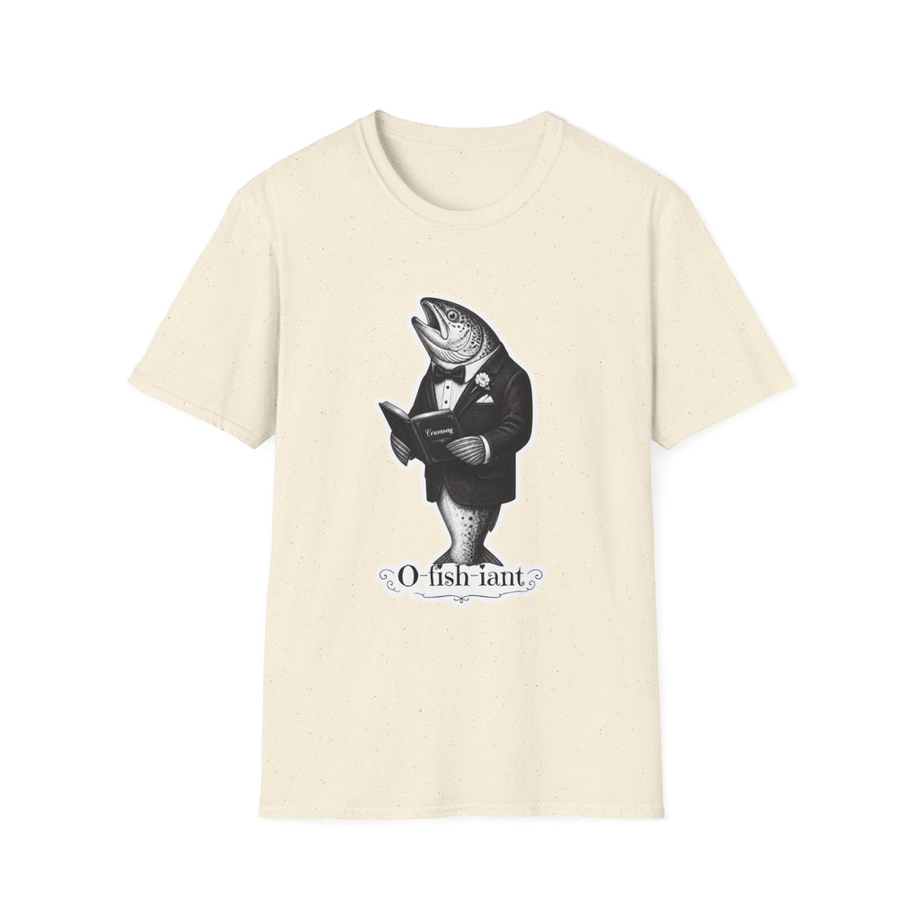 Salmon Gentleman T-Shirt — Dapper Fish Graphic Tee
