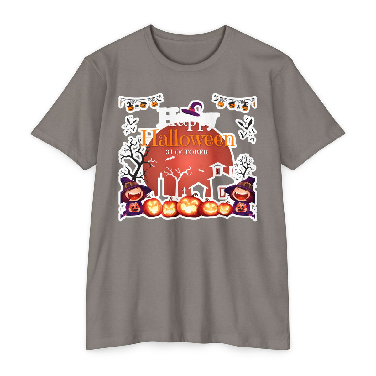 Halloween Pumpkin Haunted House T-Shirt