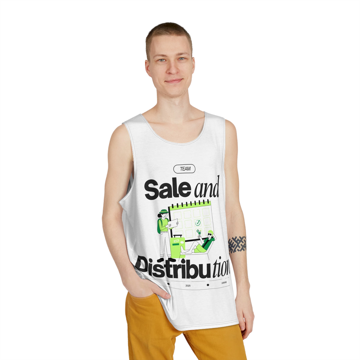Funny Gardening Tank Top — 'I Dig and I Know Things' Men’s Graphic Tank