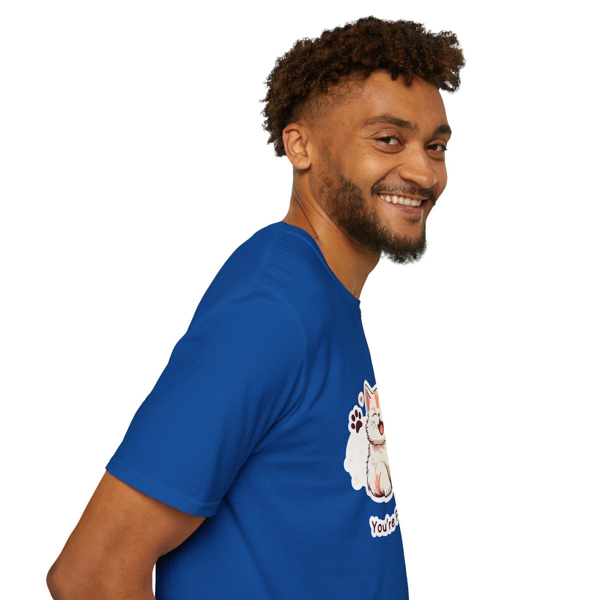 Cat T-Shirt — Cute 'You're Purr-fect' Kitten Graphic Tee