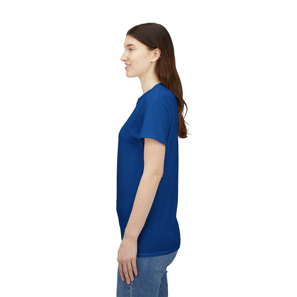 T-Shirt — I Live, I Study Graphic Tee (Minimalist Floral Collage)