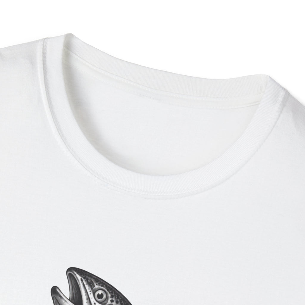 Salmon Gentleman T-Shirt — Dapper Fish Graphic Tee