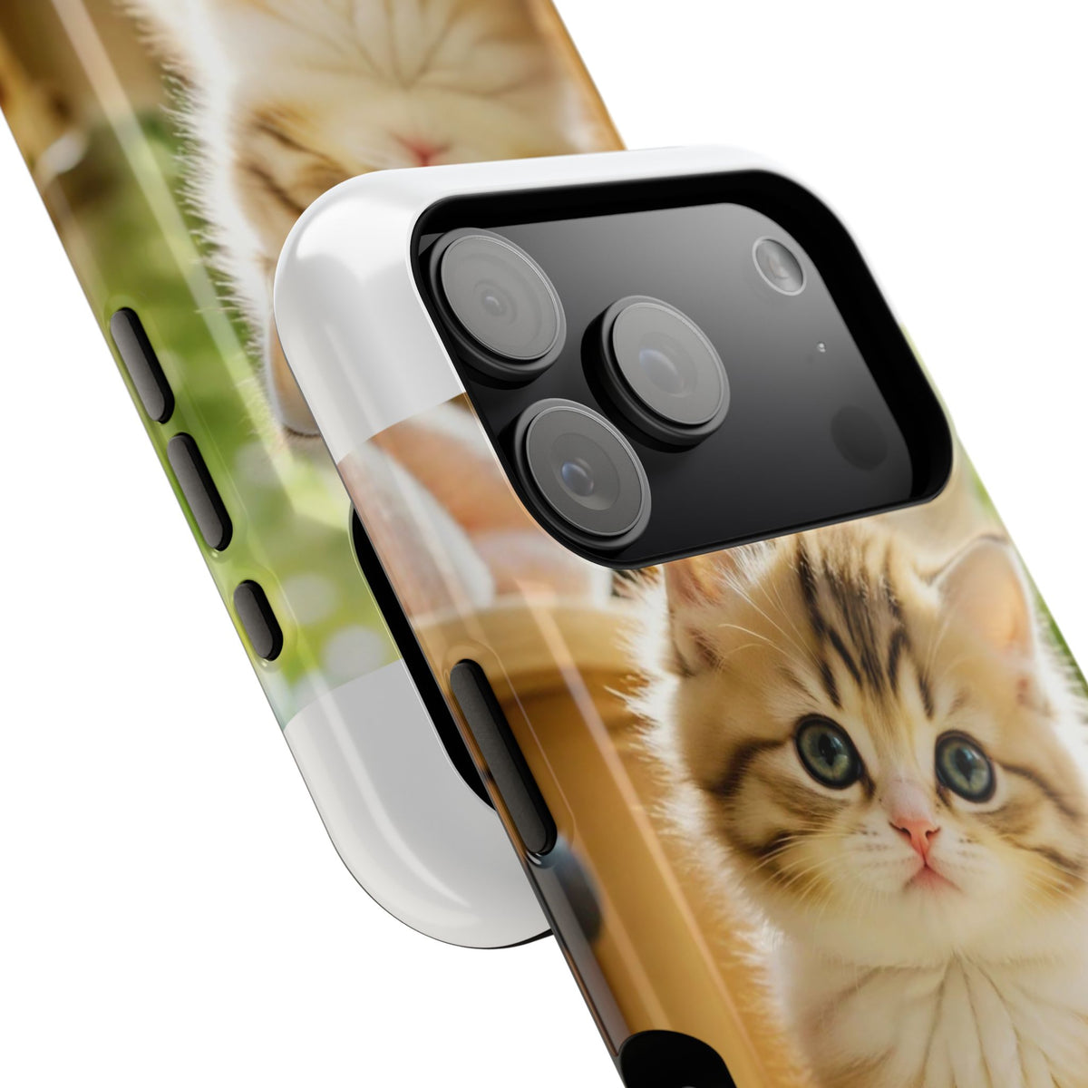 Cute Kitten Magnetic Impact-Resistant Phone Case