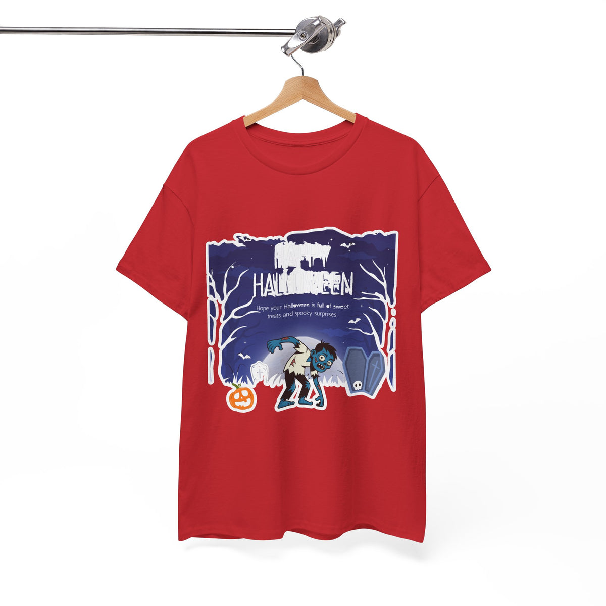 Happy Halloween Cute Witch T-Shirt — Halloween Graphic Tee for Kids & Adults