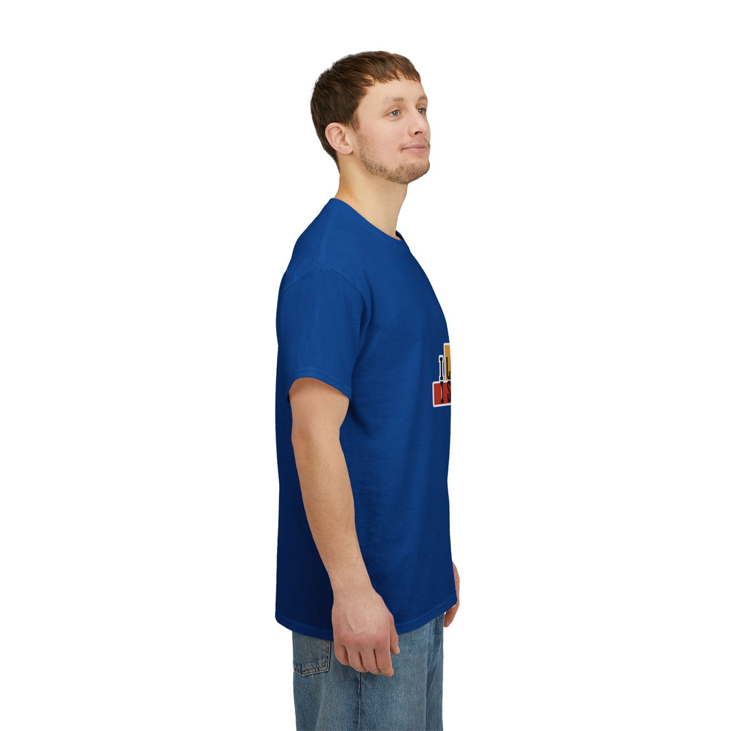 T-Shirt — I Live, I Study Graphic Tee (Minimalist Floral Collage)