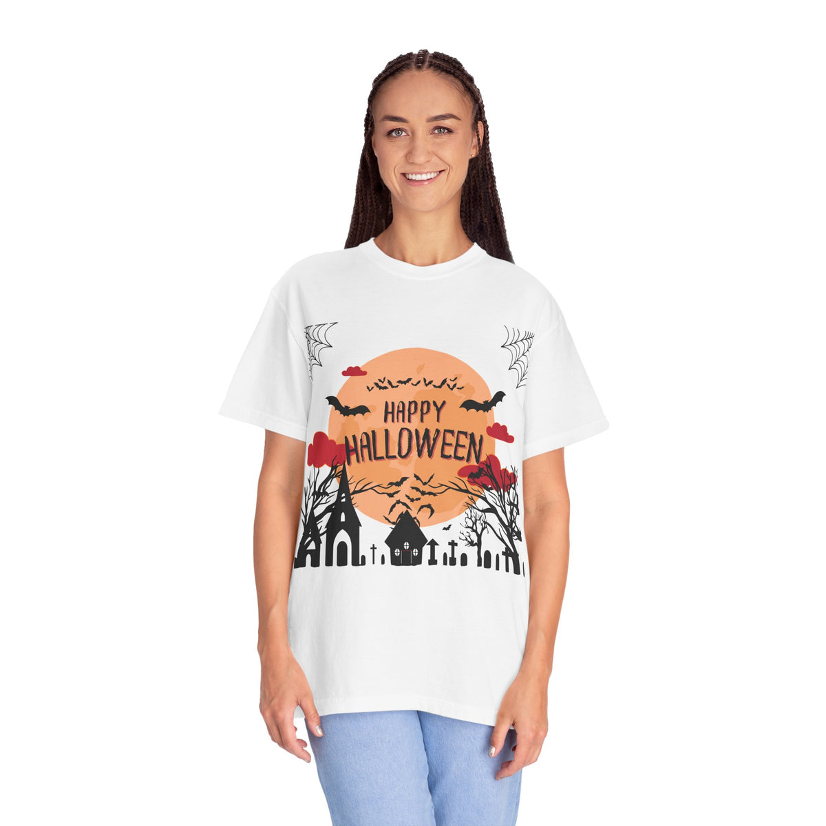 Happy Halloween Haunted Village T-Shirt